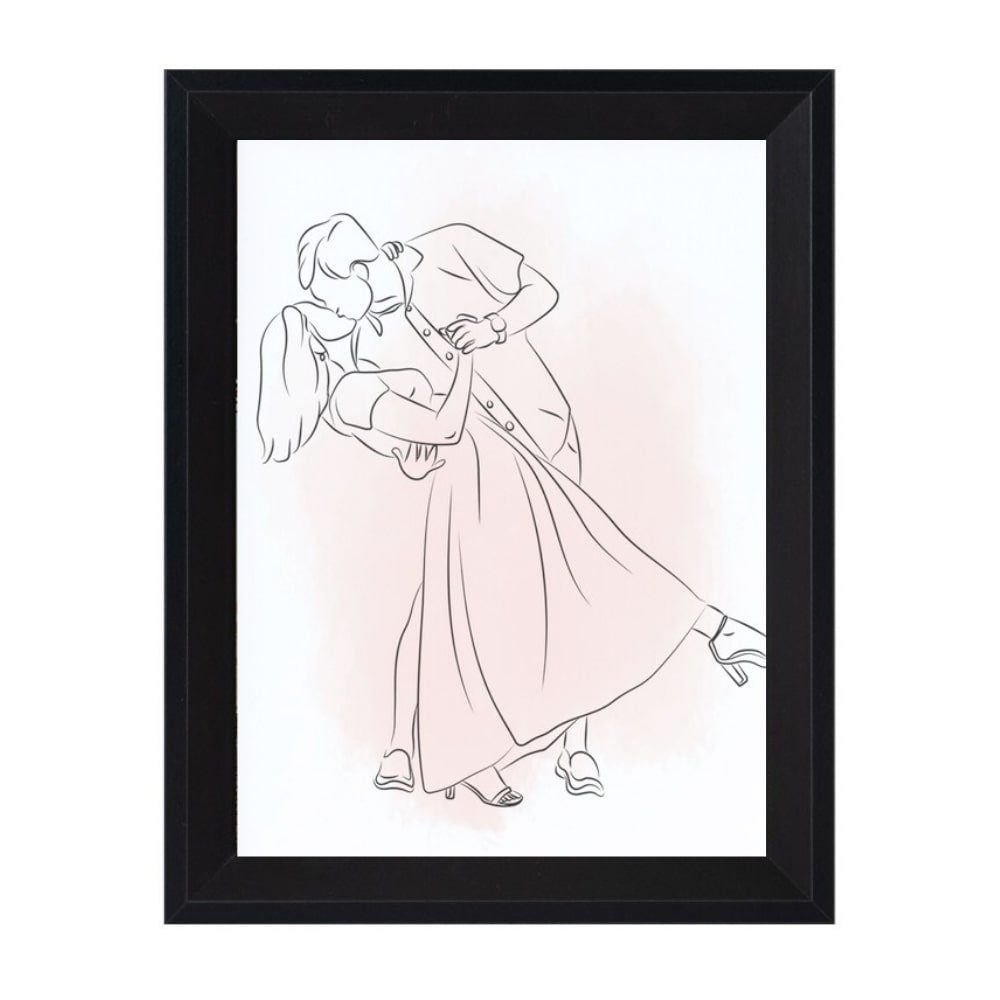Dibujo lineal personalizado - Silueta minimalista
