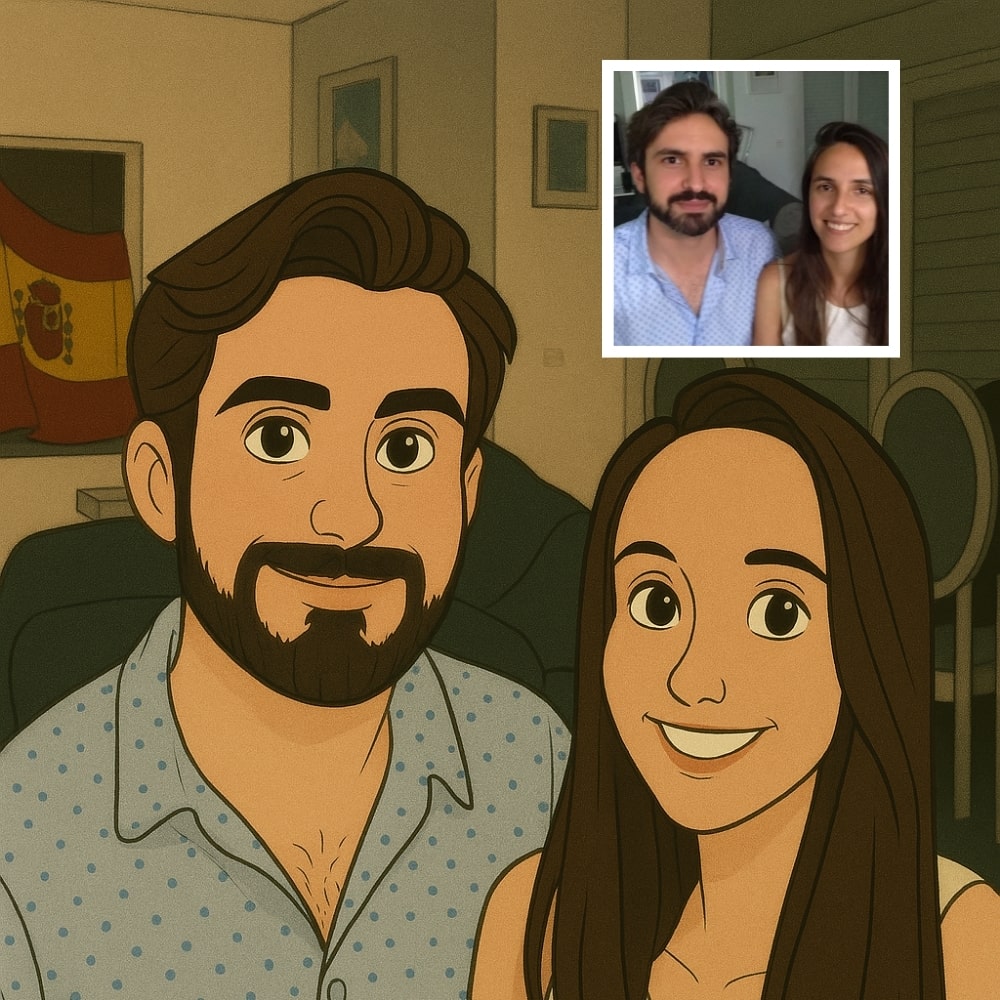 Dibujo Personalizado Estillo Disney