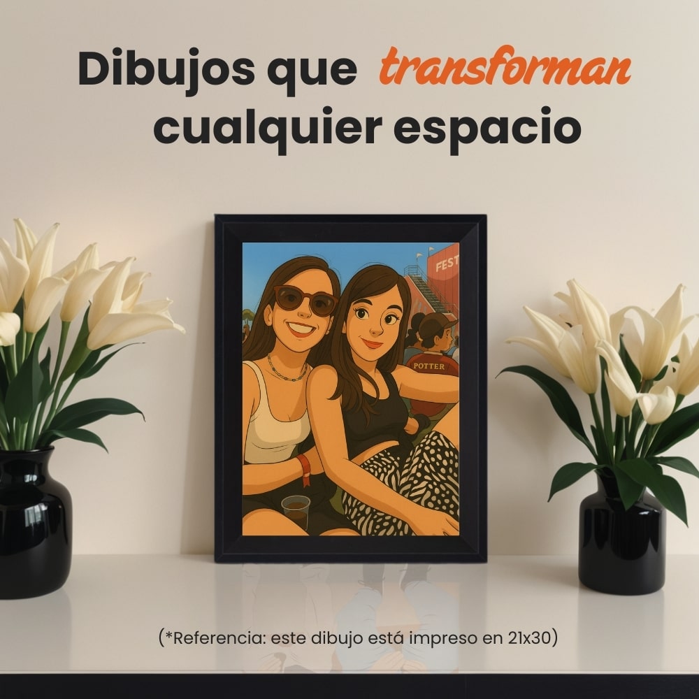 Dibujo Personalizado Estillo Disney