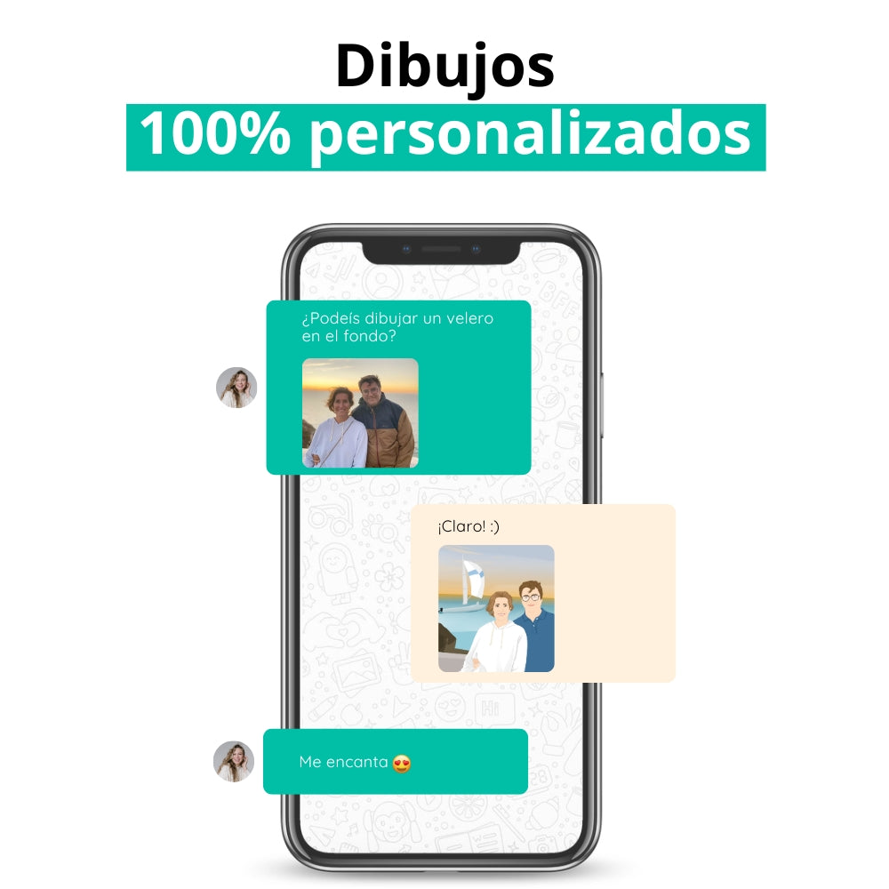 Dibujo personalizado de familia