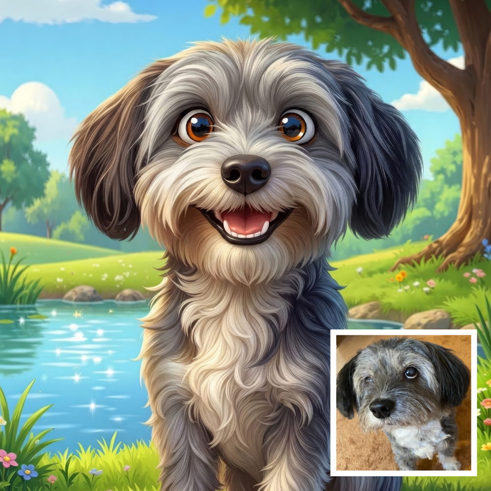 Dibujo Personalizado Estilo Pixar