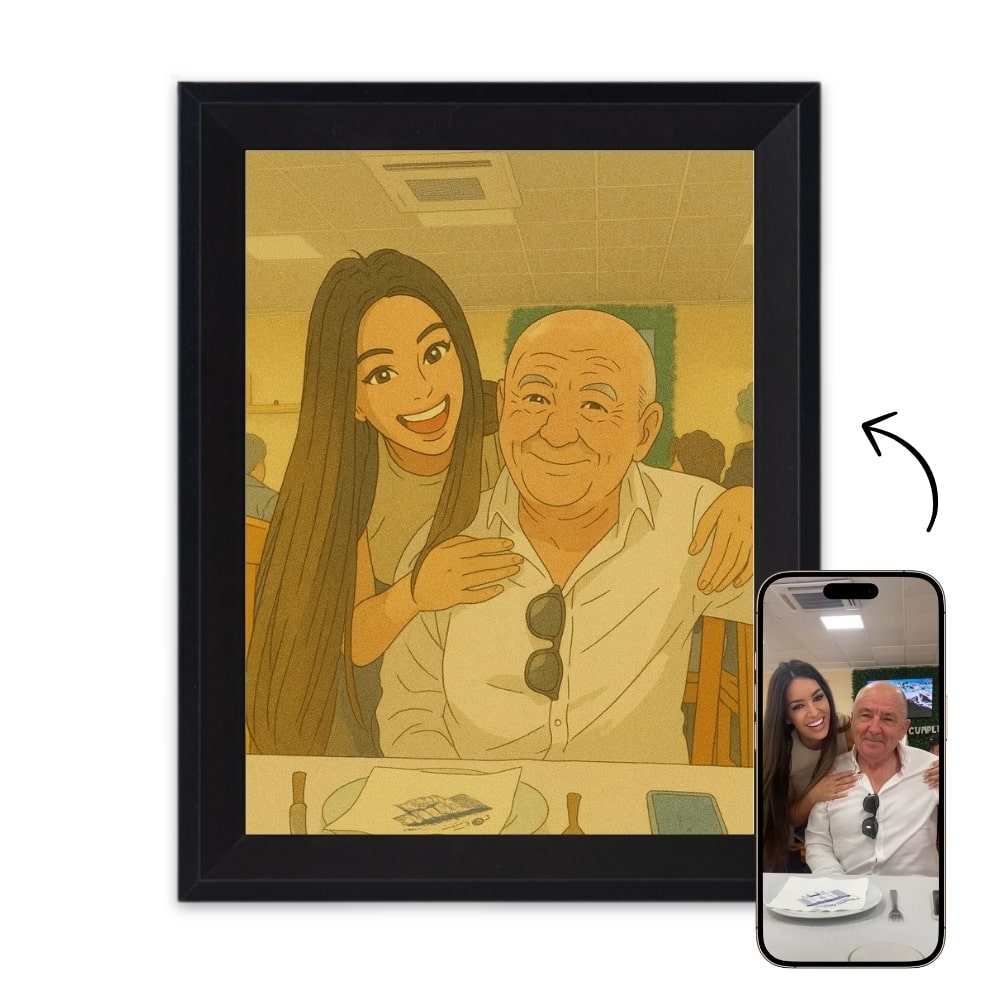 Desenho personalizado estilo Ghibli