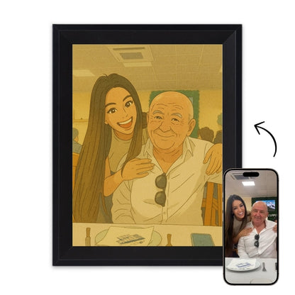 Desenho personalizado estilo Ghibli