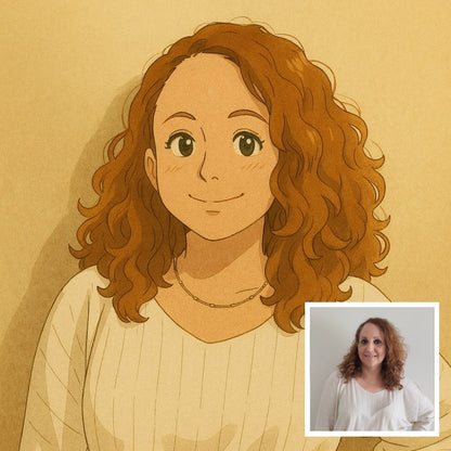 Desenho personalizado estilo Ghibli