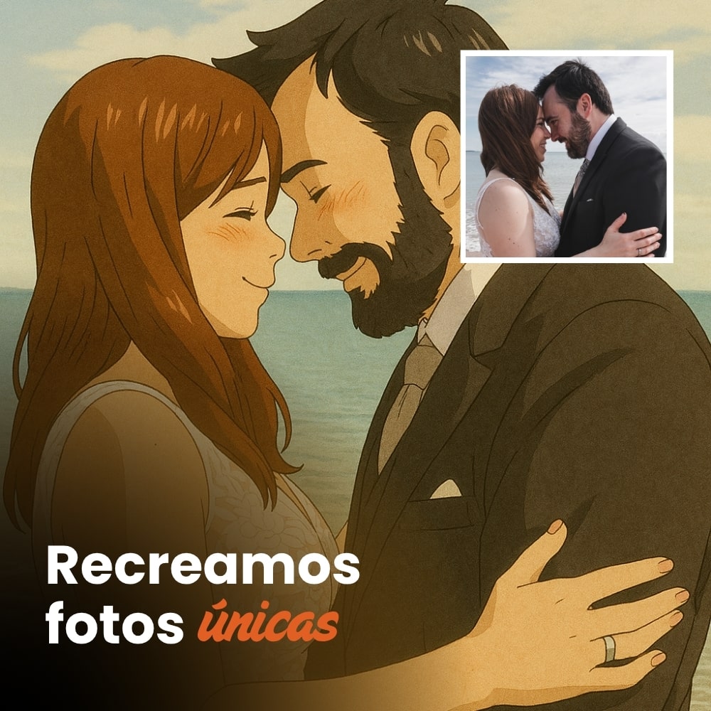 Desenho personalizado estilo Ghibli