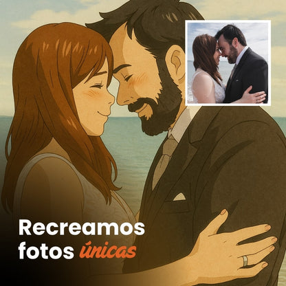 Desenho personalizado estilo Ghibli