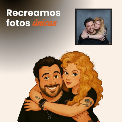 Dibujo Personalizado Estillo Disney
