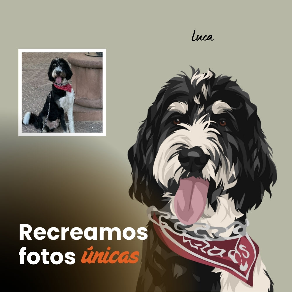 Custom Dog Drawing - Portrait of Your Furry One 