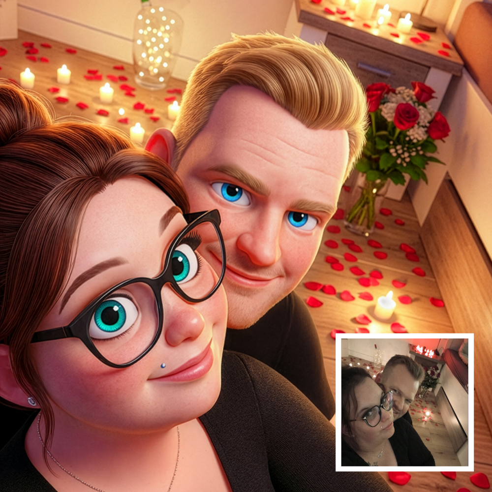 Dibujo Personalizado Estilo Pixar