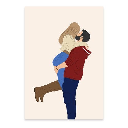 Retrato de foto personalizado minimal
